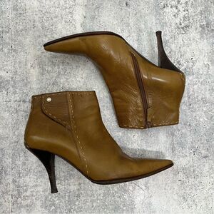 Vintage Hermes Pointed Toe Booties 39